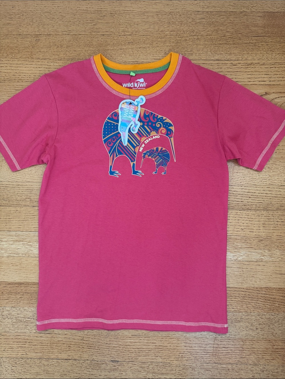 Kids' Short Sleeve New Zealand Kiwi Graphic Tee